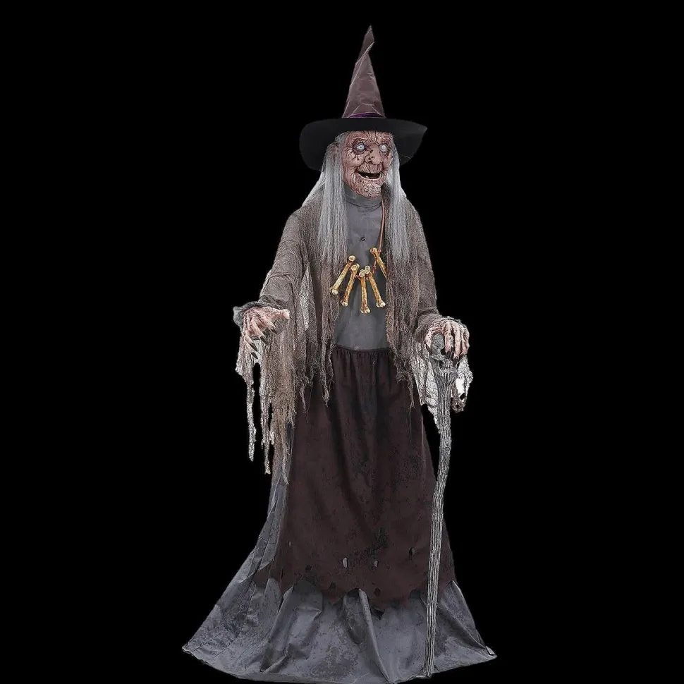 Haunted Witch Halloween Animatronic Decoration