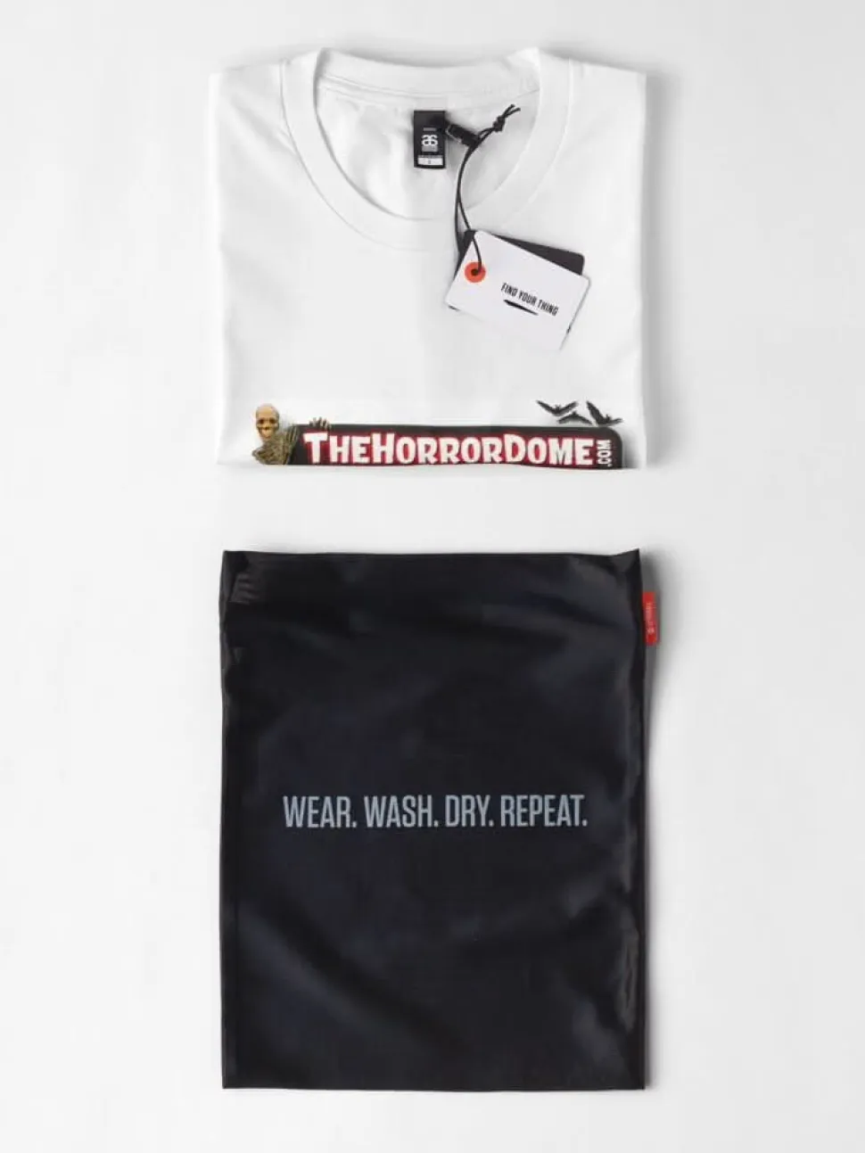 HorrorDome Logo Premium White T-Shirt