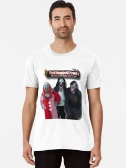 HorrorDome Logo Premium White T-Shirt