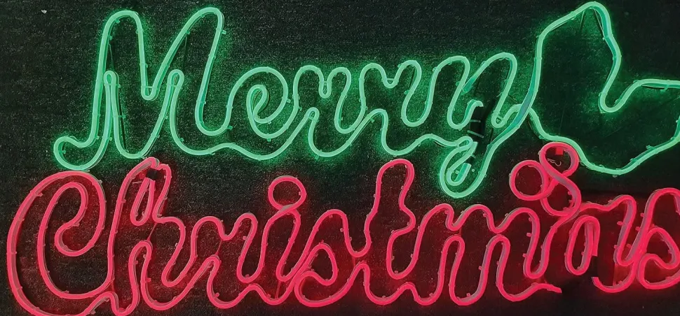 Light Glo LED Merry Christmas Sign