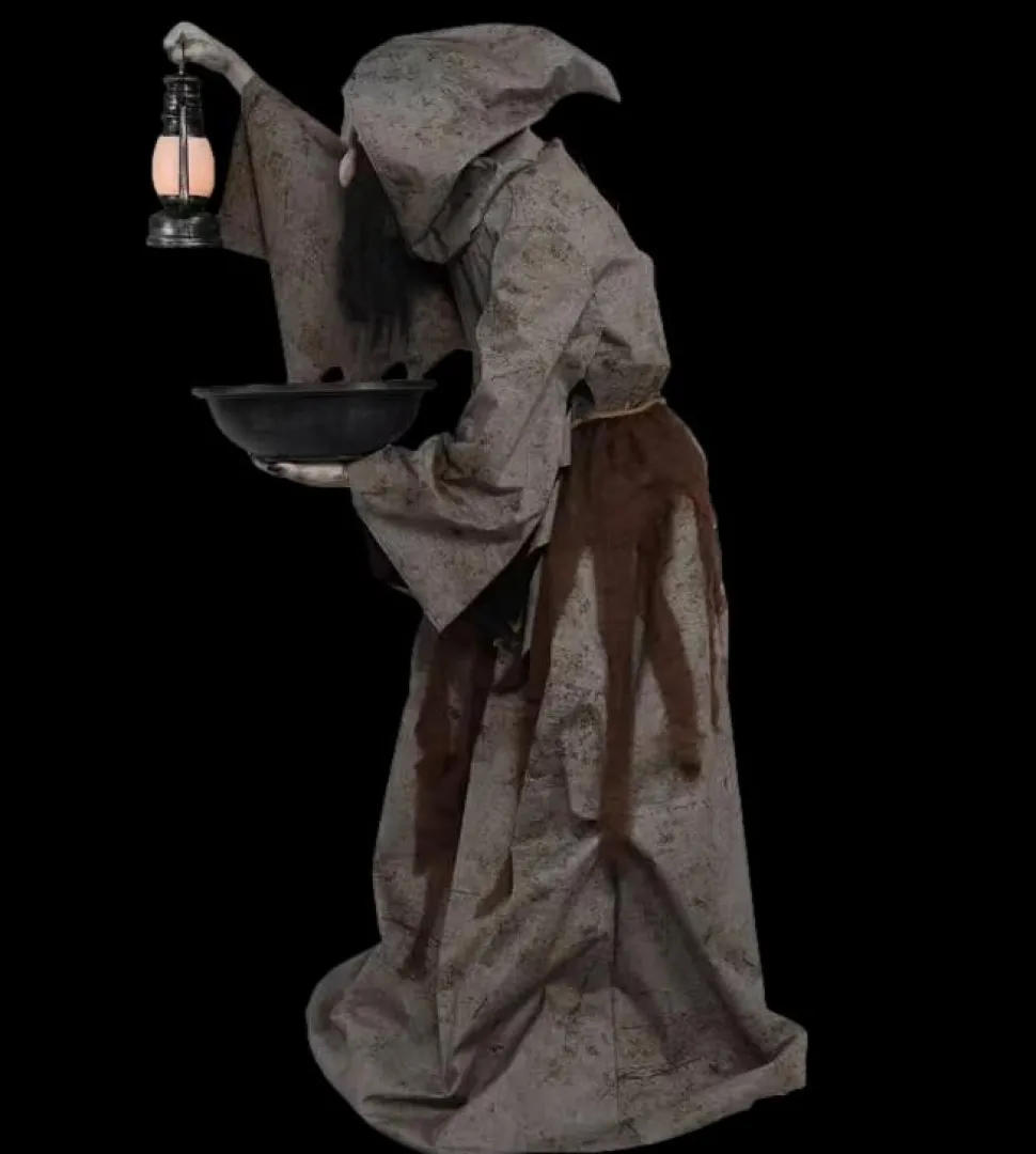 6' Light-Up Mildred the Wicked Witch Halloween Animatronic Decoration