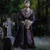 Light-Up Skeleton Zombie Couple Halloween Animatronic Decoration