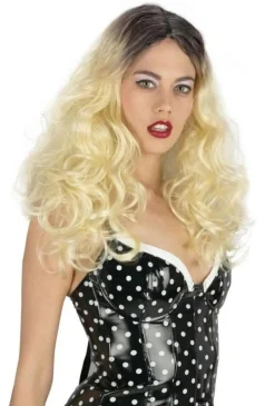 Long and Sassy Blonde Halloween Wig