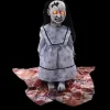 Lunging Graveyard Baby Zombie Animated Halloween Prop