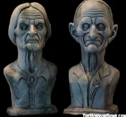 Madam and Master Macy Ghostly Manor Busts HD Exclusive Spooky Halloween Decoration