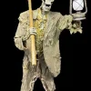 Male Mourner Skeleton Halloween Animatronic