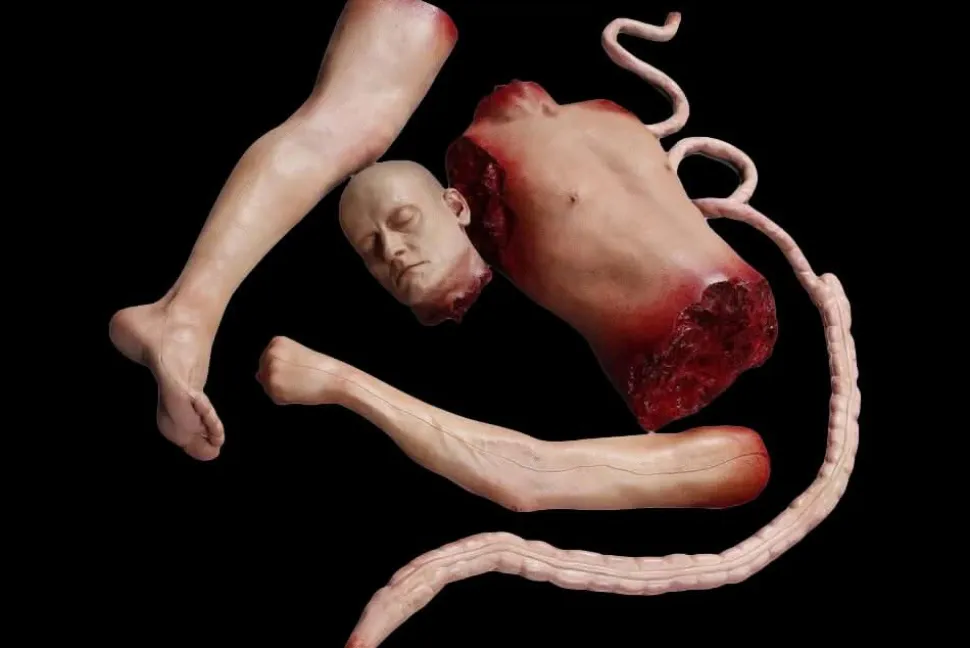 Male Mutilation Combo Halloween Prop