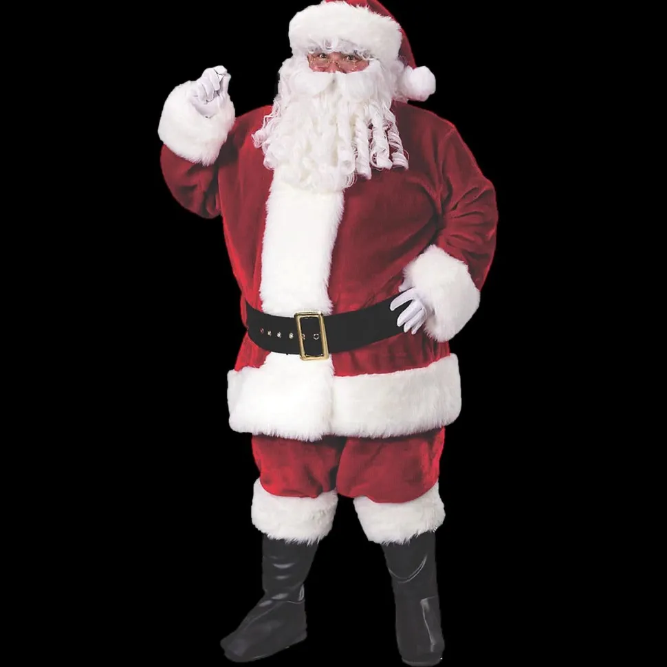 Men's Premium Plush Santa Suit Costume