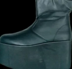 Monster Boots - Men's/Black Halloween Costume Accessory