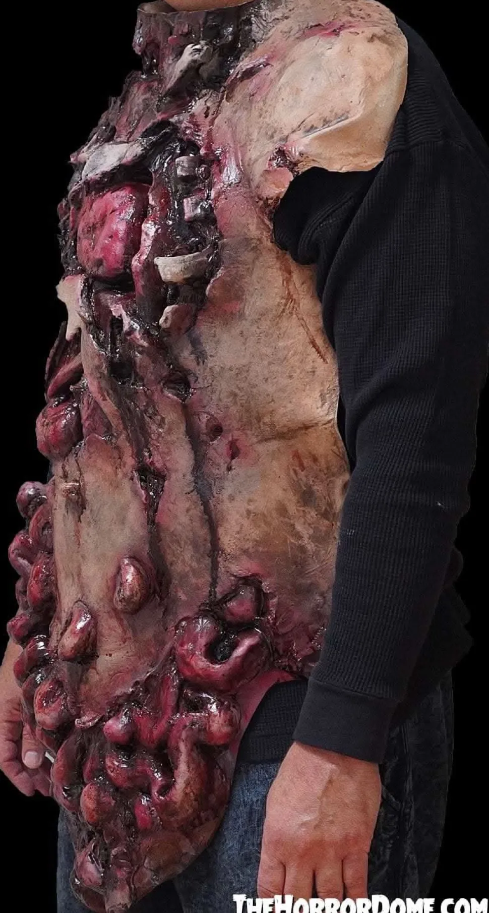 Movie Quality Gutted Zombie Chest" Halloween Costume Accessory