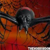 NEW "Giant Black Widow Spider" 24" wide, Monster Halloween Prop