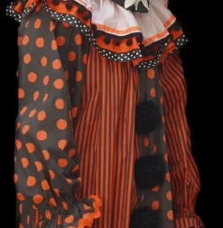Professional Movie Clown Suit in Orange Costume