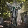 8" Reaper with Animated Wings Animatronic Decoration