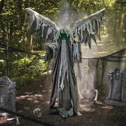8" Reaper with Animated Wings Animatronic Decoration