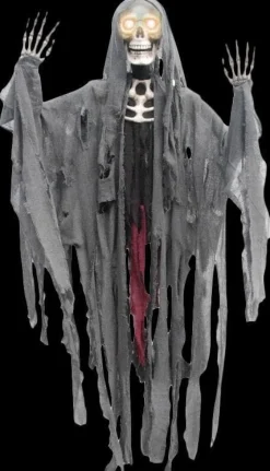 Reaper with Moving Eyes Hanging Halloween Decoration - 60 Inch