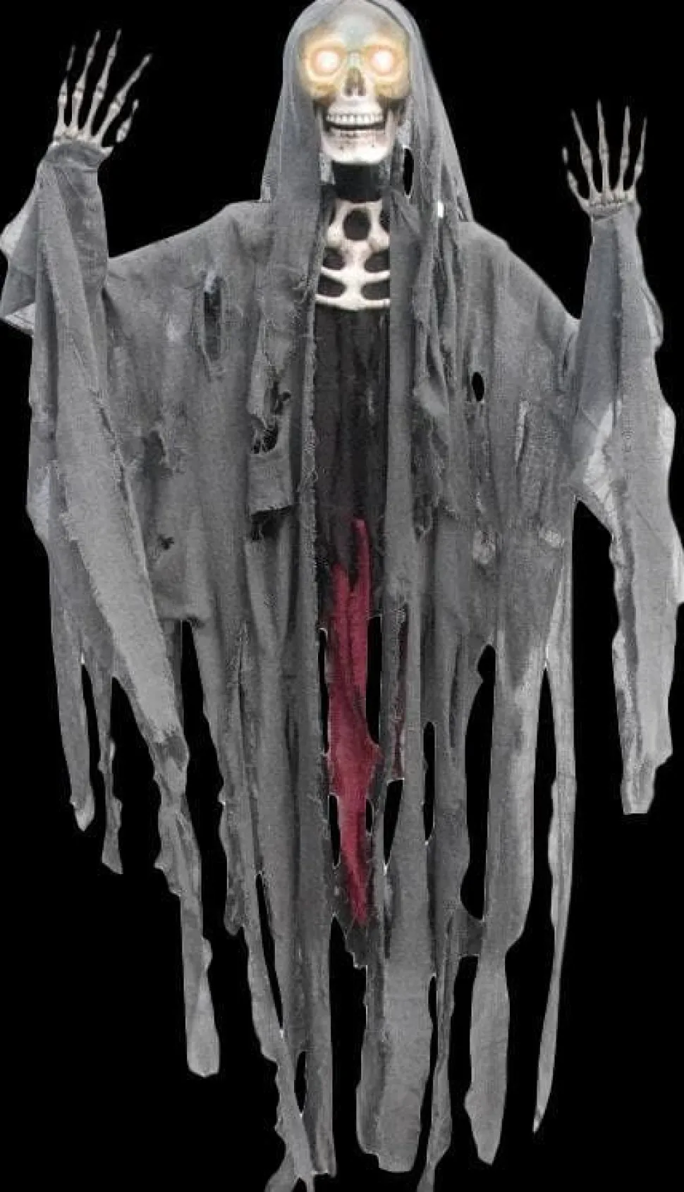 Reaper with Moving Eyes Hanging Halloween Decoration - 60 Inch