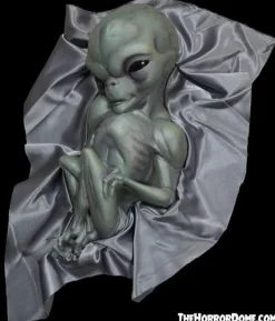 Roswell Alien Baby Crash Victim HD Exclusive Collector Oddity Halloween Decoration