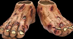 Rotting Flesh Zombie Feet Halloween Costume Accessory