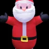 Santa Inflatable Christmas Decoration - 4 Foot Tall