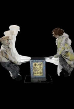 See Saw Dolls Playground Halloween Animatronic Decoration