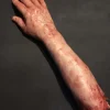 Severed Male Right Arm - Silicone Human Body Part Halloween Prop