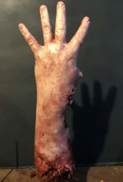 Shark Bite Silicone Arm Bloody Body Part Prop