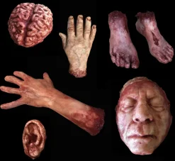 Silicone Body Parts Gory Halloween Props- Package Deal