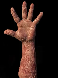 Silicone Burned Male Arm Body Part Halloween Prop
