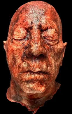 Silicone Crispy Severed Head Gory Halloween Prop