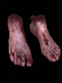 Silicone Severed Feet Body Parts Halloween Prop