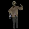 Skeleton with Light Up Lantern Hanging Halloween Prop - 60 Inch