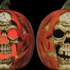 Skull Pumpkin Halloween Decoration