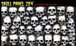 Skull Wall Panel Haunted House Facade