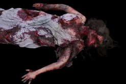 Smashed Meredith Body Gory Halloween Prop