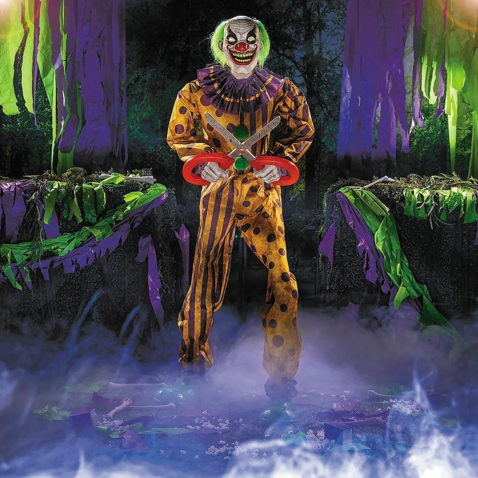Snippers the Clown Halloween Animatronic Decoration