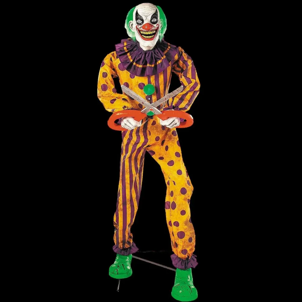 Snippers the Clown Halloween Animatronic Decoration