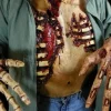 Spare Ribs Latex Chest Plate Halloween Costume Accessory