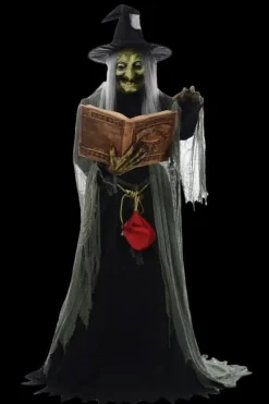Spell Speaking Witch Halloween Animatronic Decoration