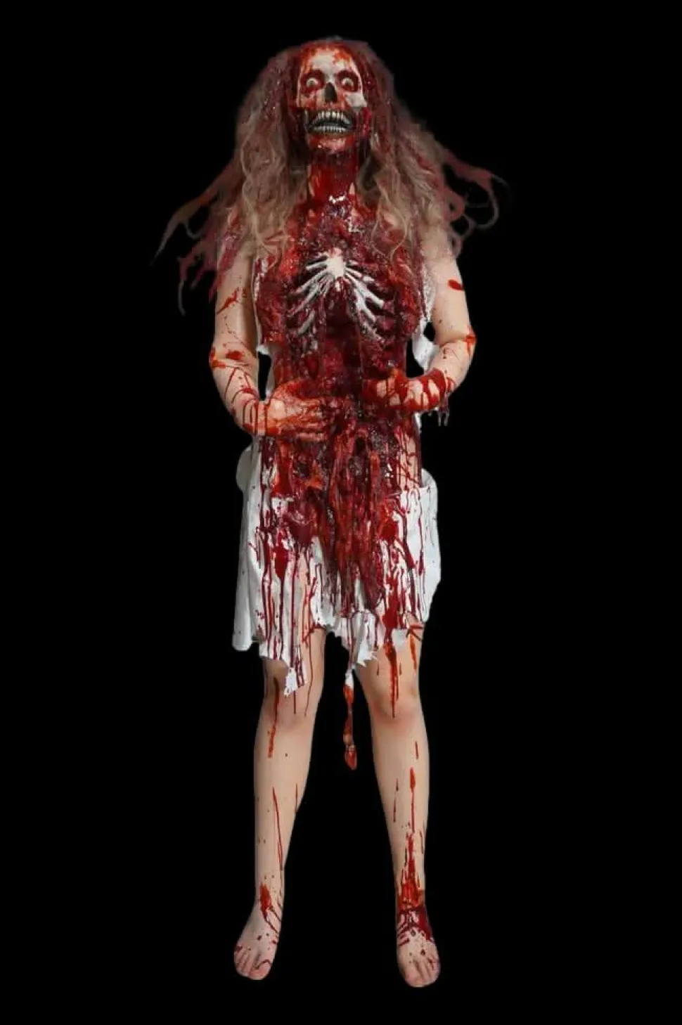 Standing Miss Meat Face Professional Full Body Halloween Prop