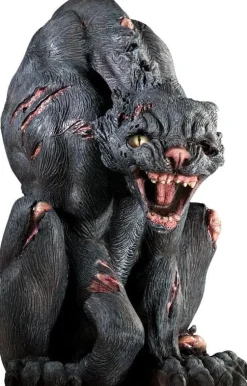 Stray Black Cat Halloween Animal Prop