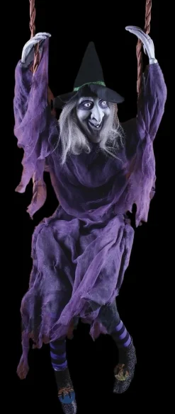 Swinging Witch Halloween Prop - 60 Inch - Open Box