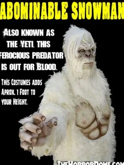 The Abominable Snowman HD Studios Pro Costume