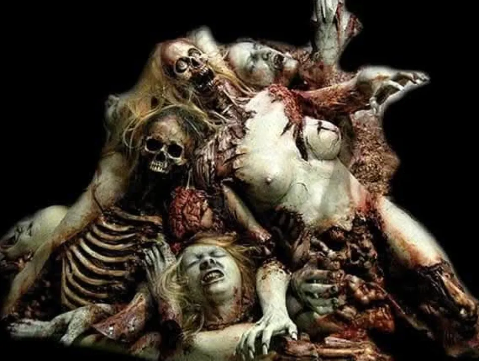 The Body Pile Professional Bloody Halloween Prop