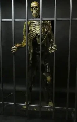 Thrashing Corpse Skeleton Halloween Animatronic