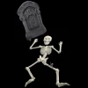 Tombstone & Skeleton Graveyard Halloween Decorations Set