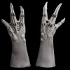 Ultimate Alien Hands- Grey Deluxe Latex Halloween Costume Gloves