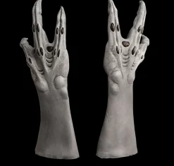 Ultimate Alien Hands- Grey Deluxe Latex Halloween Costume Gloves