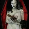 Vampira with Coffin Professional Halloween Prop