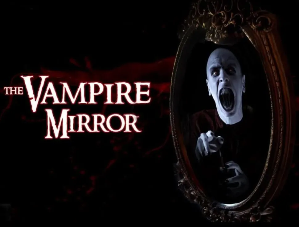 Vampire Haunted Mirror Professional Animated Halloween Decoration