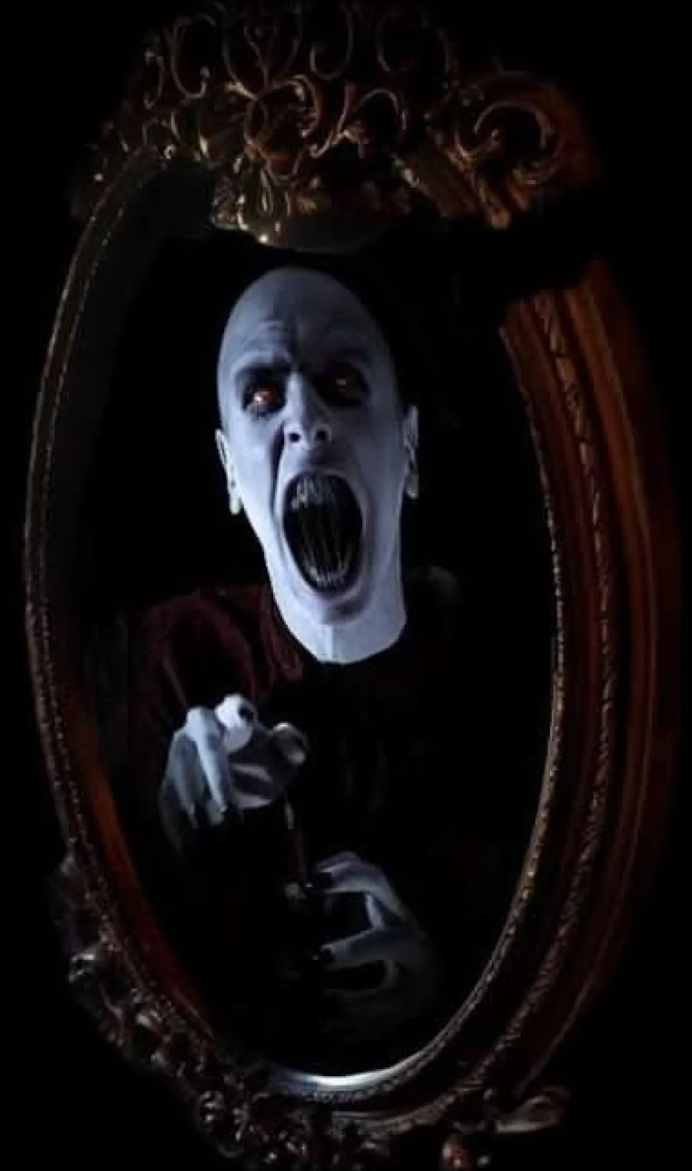 Vampire Haunted Mirror Professional Animated Halloween Decoration